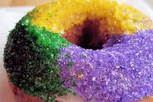 Mardi Gras King Donut