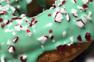 Candy Cane Donut