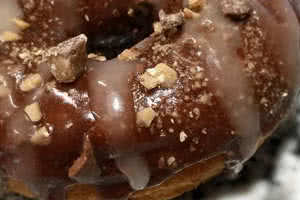 Chocolate, Heath Toffee Donut