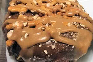 Sea Salt Caramel Pretzel Donut
