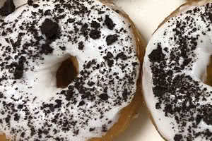 Vanilla Glaze Oreo Donut