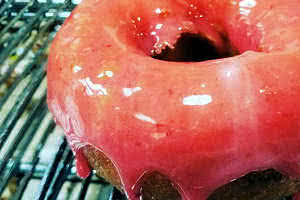 Pink Strawberry Donut