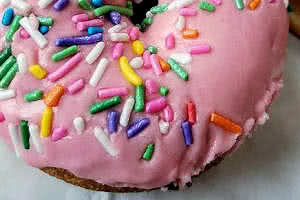 Sprinkles Cake Donut