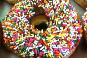 Classic Sprinkled Donut