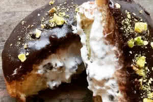 Cannoli Cream Filled Donut