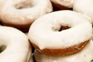Cream Cheese Frosted Donut
