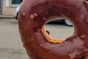 Chocolate Glazed Yeast Donut