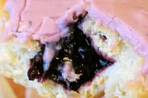 Blueberry Glaze & Jelly Donut