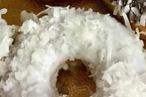 Coconut Iced Donut