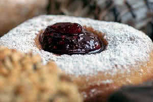 Raspberry Jelly Filled Donut