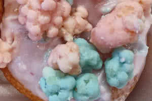 Mini Cotton Candy Donut