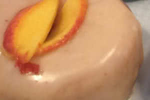 Peach Bourbon Donut