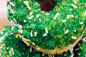 St Pattys Day Donut