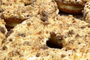 Reeses Peanut Butter Crumb Donut