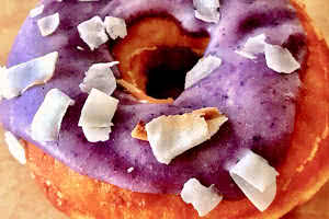 Ube Taro Coconut Donut