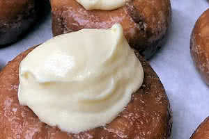 Pumpkin with Cream Cheese Donut