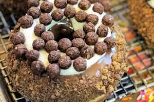 Cocoa Puffs Nutella Donut