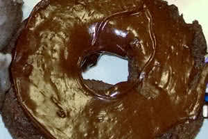 Double Chocolate Cake Donut