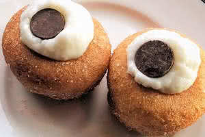 Mini Coconut Cream Chocolate Chip Donut