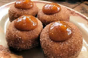 Mini Spiced Peach Butter Donut