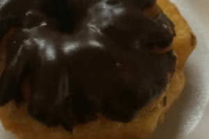 Chocolate Glaze French Donut