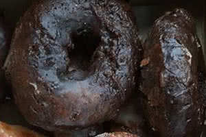 Double Chocolate Cake Donuts