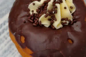 Chocolate with Buttercream Donut