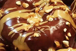 Chocolate Peanut Butter Donut