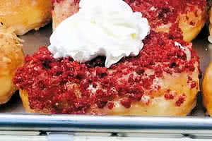 Red Velvet & Cream Donut