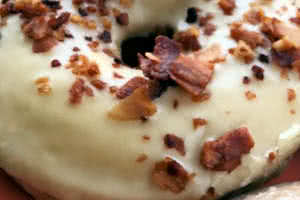 Maple Bacon Vegan Donut