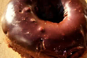 Chocolate on Chocolate Cake Donut