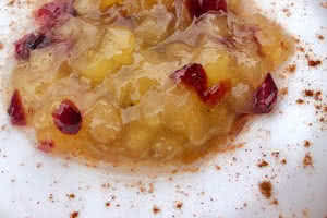 Cranberry Apple Donut