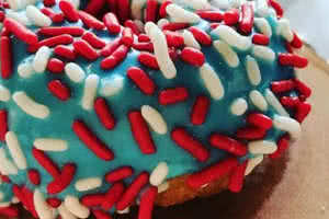 Patriotic Mini Donut