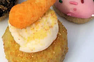 Cheeto Cream Cheese Mini Donut