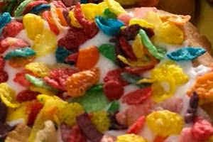 Square Fruity Pebbles Donut