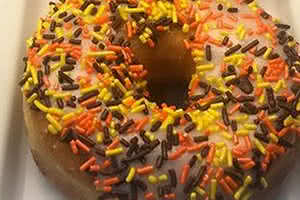 Fall Sprinkles Donut