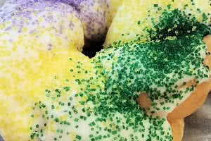 King Cake Donut