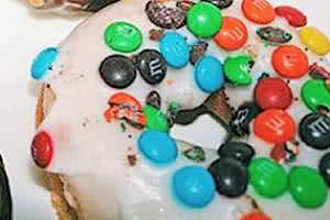 M&Ms Donut