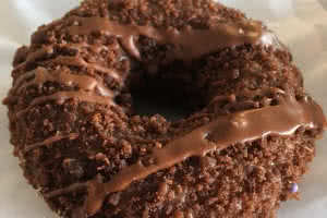 Chocolate Cocoa Crumb Donut