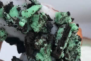 Mint Oreo Vegan Donut