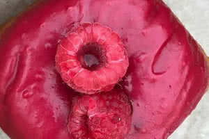 Raspberry Hibiscus Vegan Donut