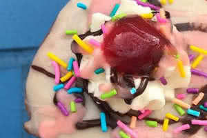 Banana Split Vegan Donut