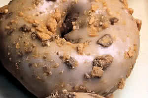 Caramel Butterfinger Donut