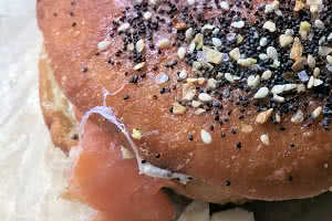 Smoked Salmon Donut