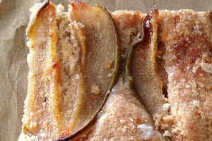 Roasted Pear Shortbread
