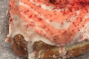 Strawberry Passion Fruit Donut