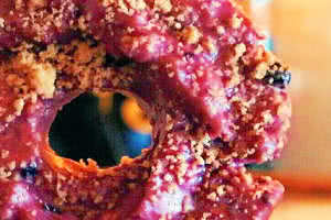 Blueberry Old-Fashioned Donut