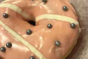 Strawberry Frosted Donut