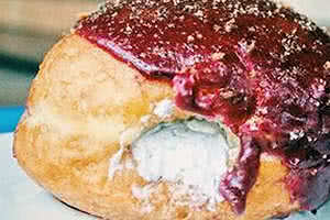 Blueberry Cream Donut