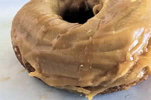 Peanut Butter Salted Caramel Donut